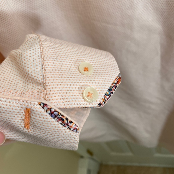 RGB BLACK LABEL MENS DRESS SHIRT, Orange  Xl Extra Large - Picture 3 of 7